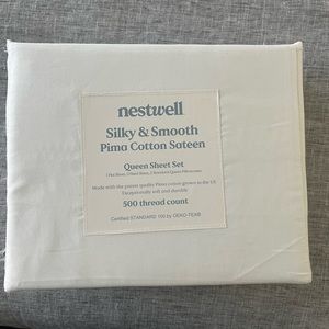 Nestwell Queen Cotton Sheet Set